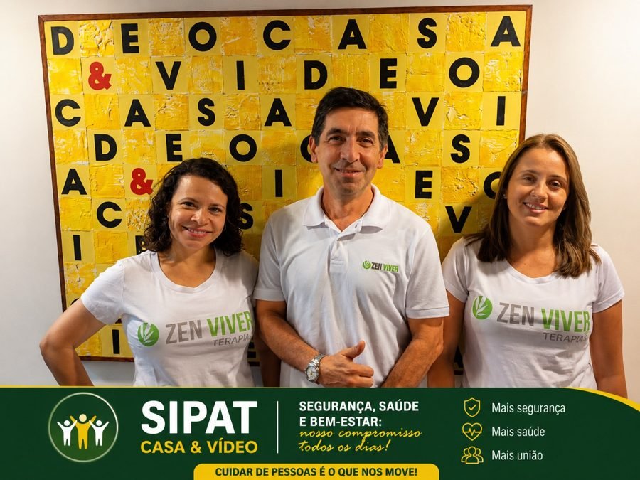 Colaboradores recebendo quick massage em cadeira ergonômica durante evento corporativo da Casa & Vídeo, no Rio de Janeiro — serviço de massagem expressa para empresas e SIPAT.
